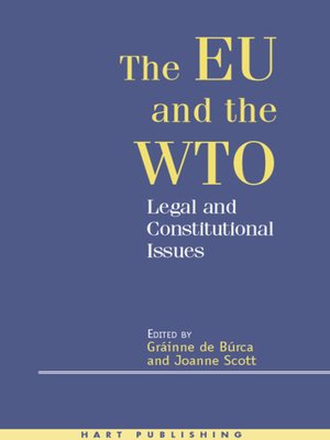 cover image of The EU and the WTO